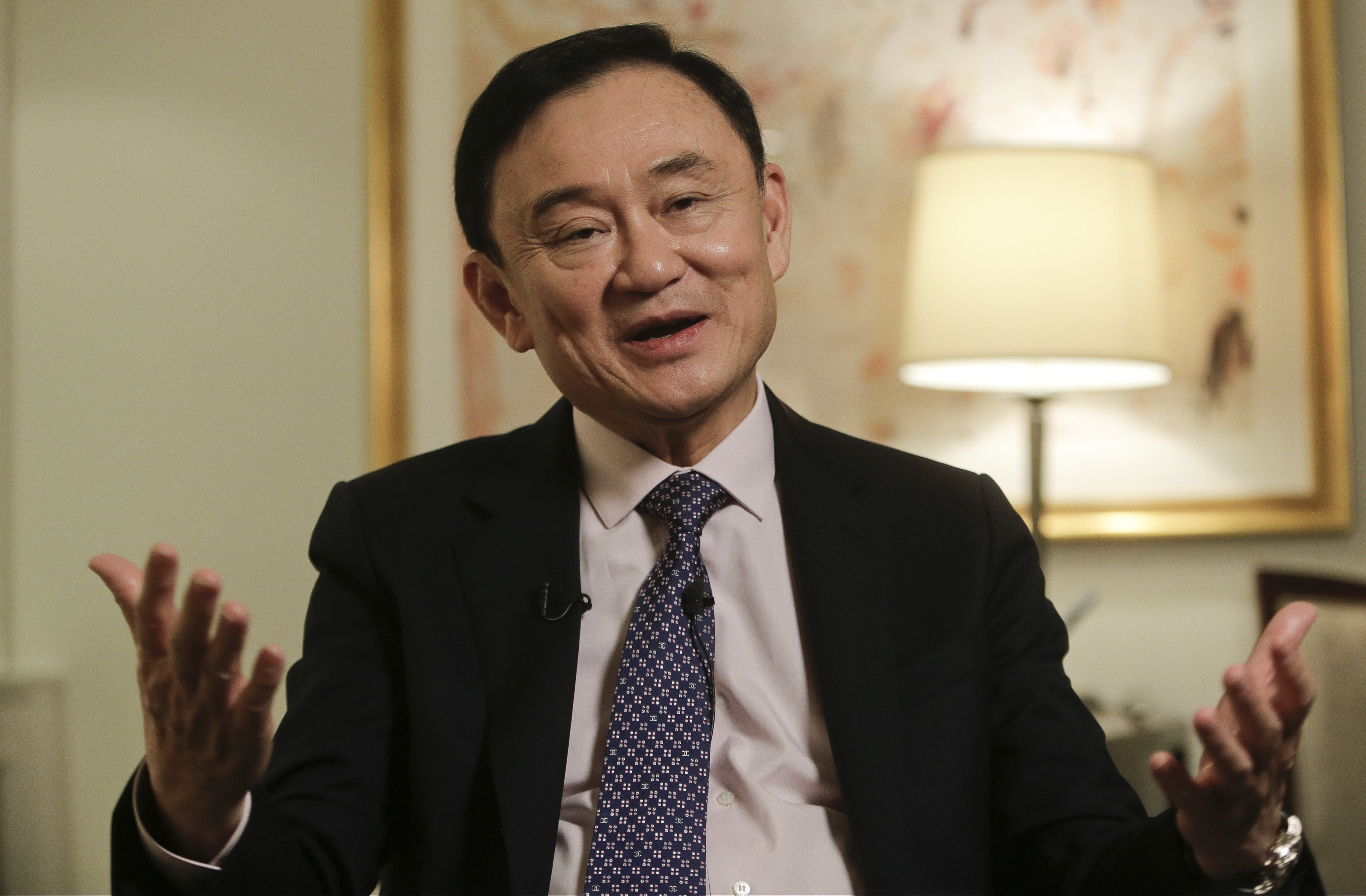 Thailand's former Prime Minister Thaksin Shinawatra. (AP Photo)