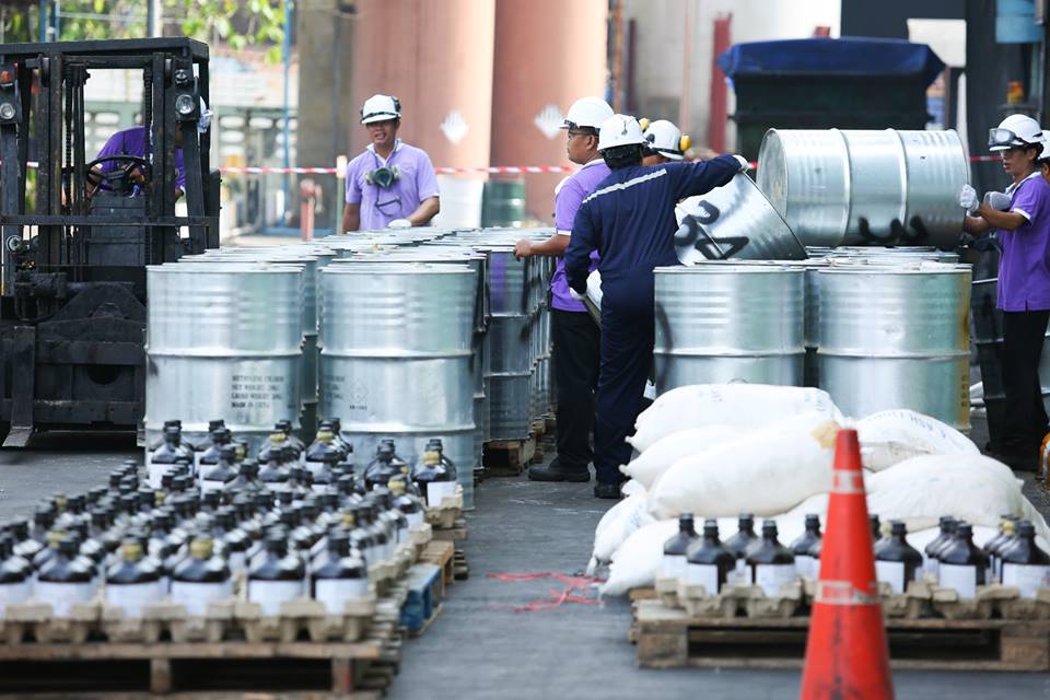 Thailand News - 29-04-17 4 NNT 21 tons of narcotic compounds destroyed 1 JPG