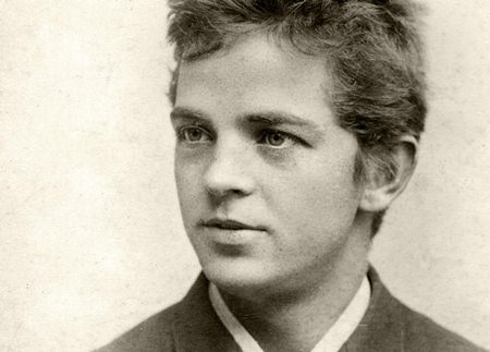 Carl Nielsen as a student in 1884.