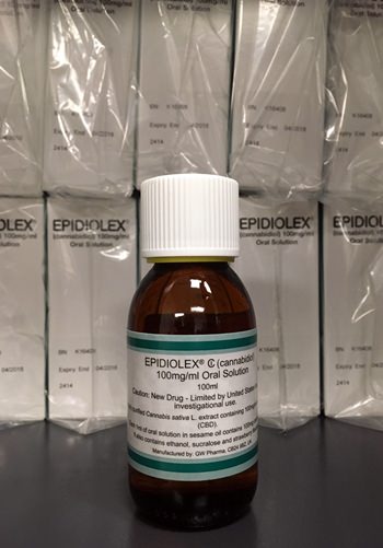 According to a study published Wednesday by the New England Journal of Medicine, GW Pharmaceuticals’ Epidiolex, a medicine made from marijuana, but without TCH, cut seizures in kids with a severe form of epilepsy, which strengthens the case for more research into pot’s possible health benefits. (AP Photo/Kathy Young)