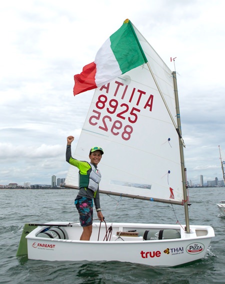 Marco Gradoni of Italy was crowned individual world Optimist champion 2017.