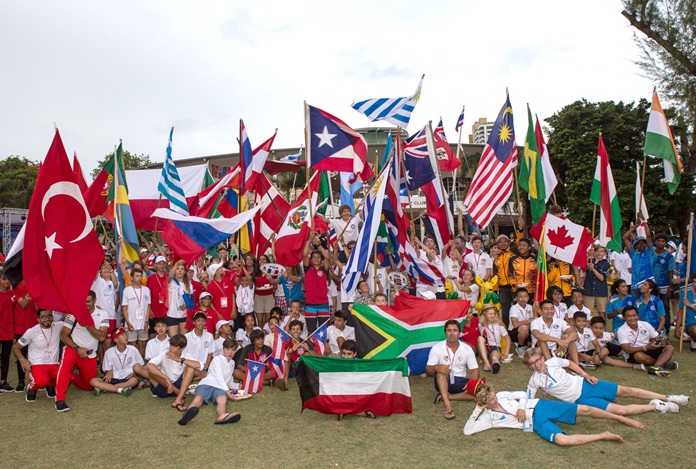 The Optimist World Championship in Pattaya was a truly international event, attracting 281 young sailors from 62 countries.