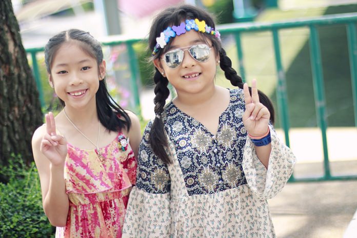 Primary students enjoyed taking part in a hippie mufti day.