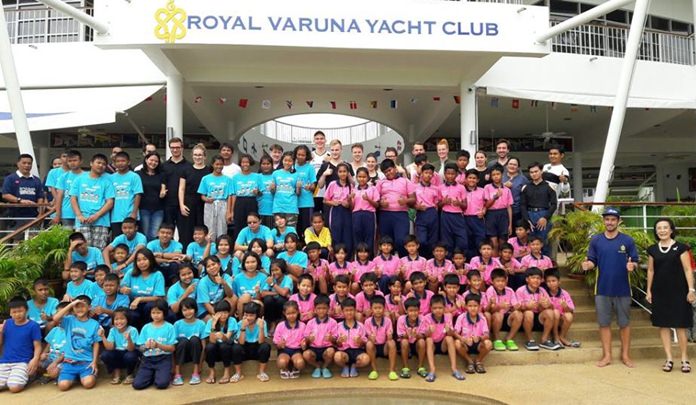 The Lufthansa Group treated more than 100 children underprivileged children to a day of fun in the sun at the Royal Varuna Yacht Club.