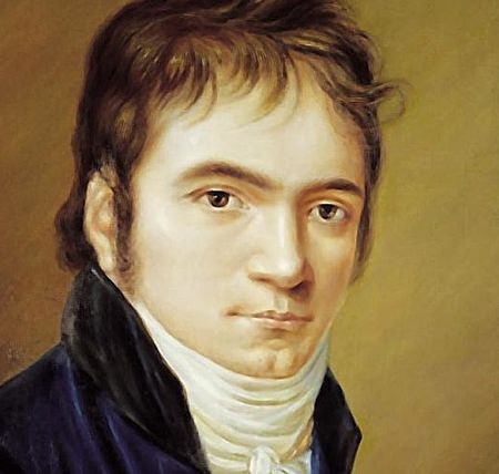 Ludwig van Beethoven in 1803.