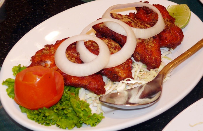 The crunchy Amritsari fish.