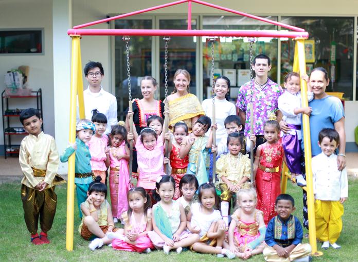 Foundation students from GIS had a great time at Loy Krathong.