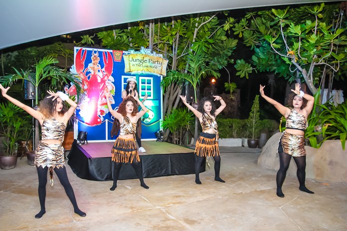 Guests were entertained throughout the night with dance shows, singing and more by the Centara Mirage staff.