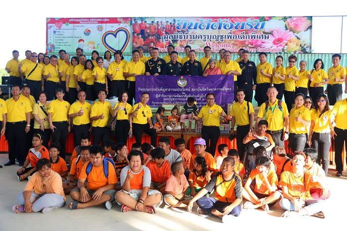 The navy’s National Defense Studies Institute hosted special-needs children from Plutaluang’s Ban Khru Boonchu House for a day of fun and games.
