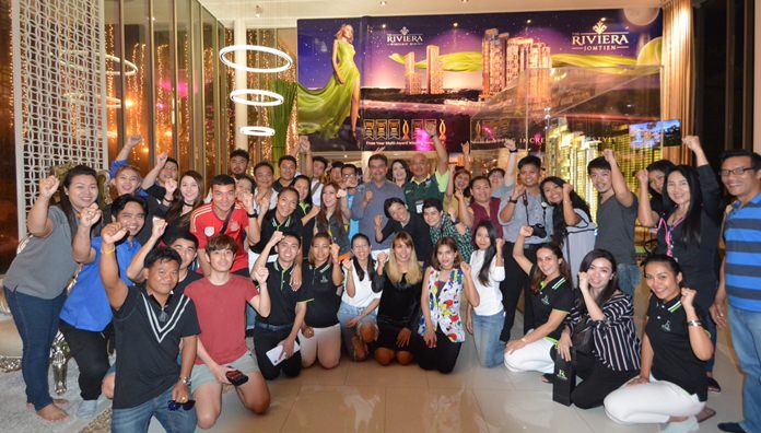 Marketing Manager Ubonjitr Thamchop was present to welcome the guests on the occasion of the Riviera Jomtien Thank You Press party 2018.