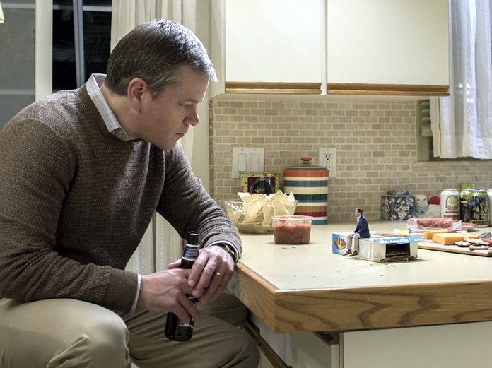 In this image Matt Damon appears in a scene from “Downsizing.” (Paramount Pictures via AP)