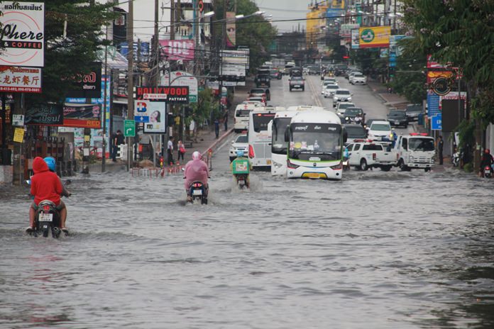 Songkran is over and the rainy season has returned. And the usual flooding problems have come back with it.