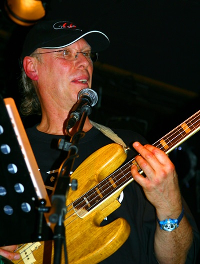 Richard Sinclair is shown performing with Caravan.