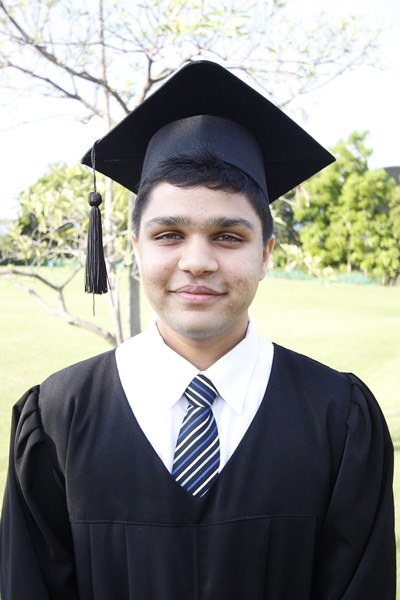 Jignil, a former Head Boy, was awarded 40 points for his IB Diploma. He will now study hotel management in the US.