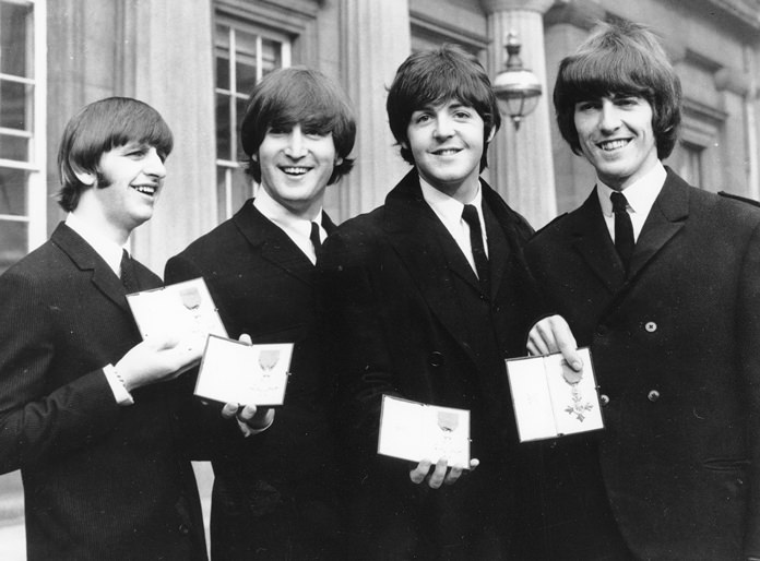 The Beatles, from left: Ringo Starr, John Lennon, Paul McCartney and George Harrison are shown in this Oct. 26, 1965 file photo. (AP Photo)