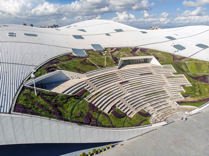 The National Kaohsiung Center for the Arts designed by Dutch architect Francine Houben is shown in Kaohsiung in southern Taiwan. (National Kaohsiung Center for the Arts via AP)