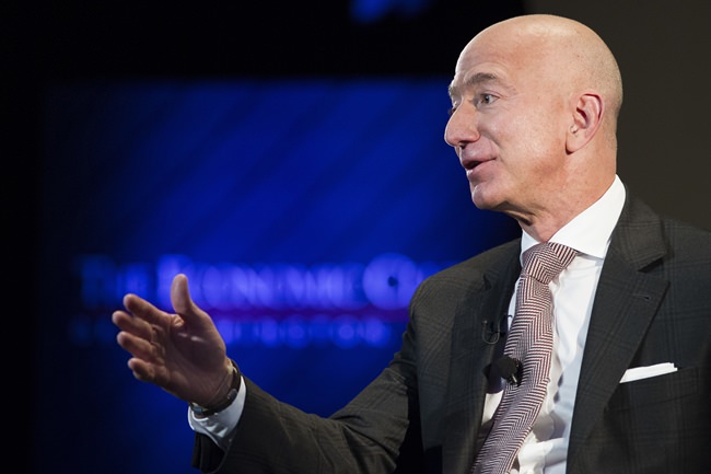 Back in 2013, Jeff Bezos, Amazon founder and CEO, went on “60 Minutes” to share his vision of the future: Drones would be delivering Amazon packages in five years. It hasn’t happened. (AP Photo/Cliff Owen, File)