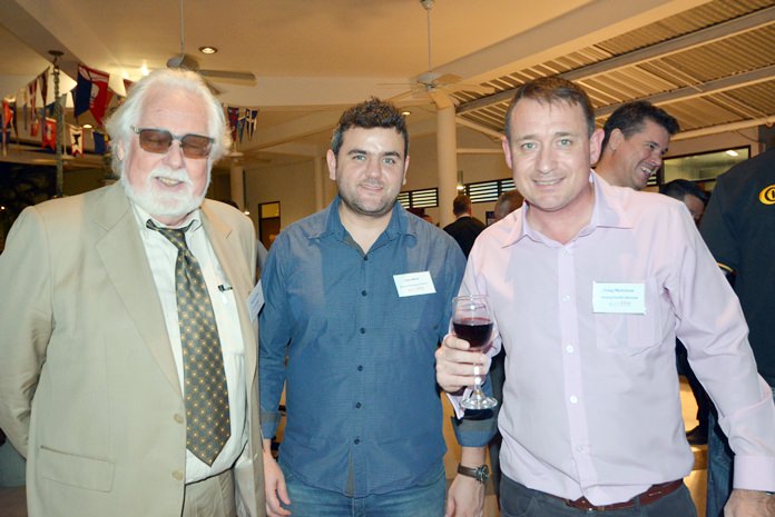 Michael Usher (AT Interlaw), Joao Maluf (Skywave Technologies Thailand) and Graig McAvinue (Tenzing Pacific Services).