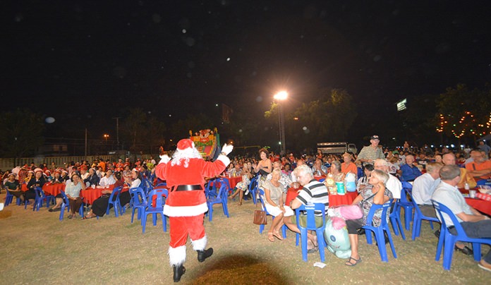 Some 500 people turned up for the annual Pattaya Orphanage Christmas fundraiser.