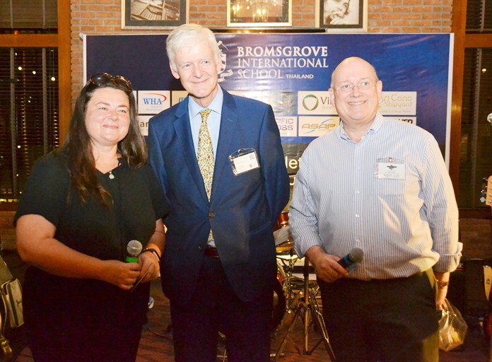 Christine Armstrong, Primary Principal, Bromsgrove International School, Ashley Deacon, Director of Admission Rugby School Thailand and Graham Macdonald, SATCC.