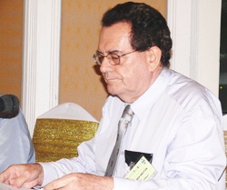 Chris Bruton from Dataconsult addresses the AFG.