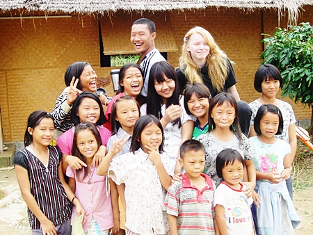 Children at Croston House are happy and full of life.