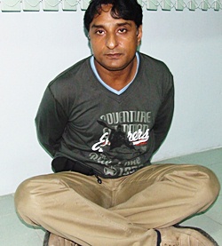Pakistani Munawar Fazal has been arrested and faces multiple charges of armed robbery.