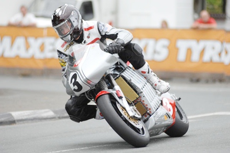 Electric bike at the IOM 