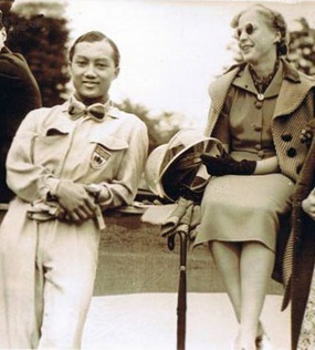 Prince Bira and Ceril Heycock