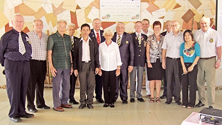 The Rotary Club of Pattaya-Phoenix has signed a long-term agreement to financially support the Banglamung Social Welfare Development Center for the Elderly.