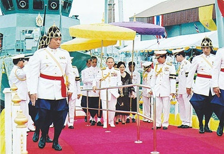 On April 30, 2007, in honor of his 80th birthday anniversary His Majesty the King graciously presided over the releasing ceremony for the Coast Guard patrol ship at the shipyard department in Bangkok Noi.