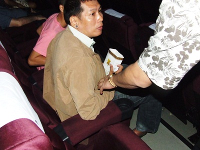 Traiphop “Joe” Bunphasong was arrested whilst watching a movie in Central Pattaya. 