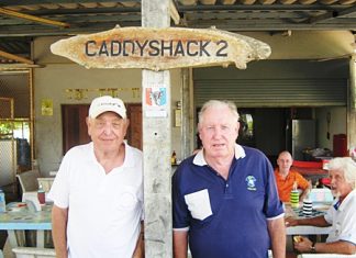 Bob Benda. Left, with Paul Kraft.