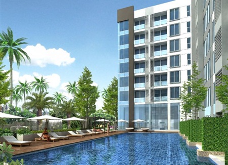 An artist’s render shows the Novana Residence by The Nova Group. 