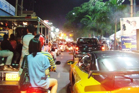 As always, traffic is bumper to bumper on the last day of the year.