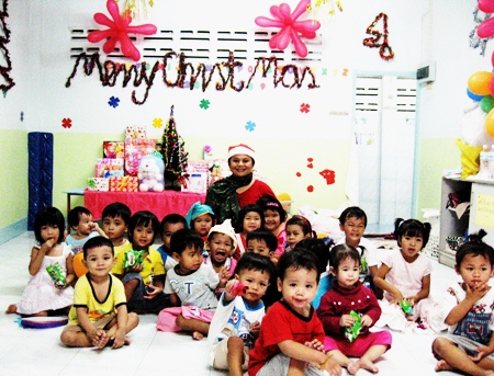 A happy Christmas at Little Duck Nursery.