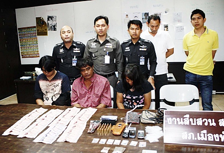 ex-Senior Sgt. Maj. Suthisak Klinkesorn and his wife and an accomplice have been charged with illegal possession of a gun and narcotics with intent to distribute. 