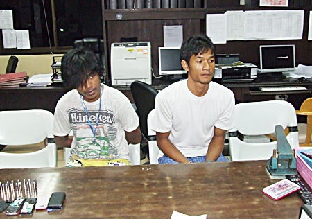 Chaiyaporn and Sorapong have been charged with possession with intent to sell, as well as illegal possession of a firearm. 