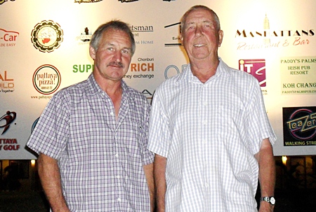 Friday’s top two, Tony Duthie and Ron Hall. 