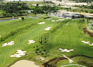 The impressive Black Mountain golf course, venue for this weekend’s Royal Trophy contest between Europe and Asia. (Photo/Black Mountain Golf Club)