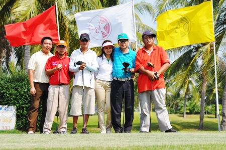 A team of hopefuls ready to go looking for the big prize.