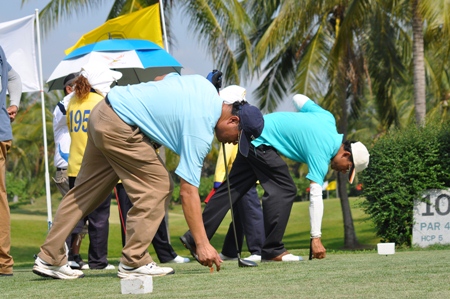 Whose honour on the tee?