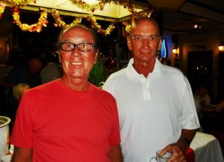 Scramble winners, James Savage & John Murdoch.