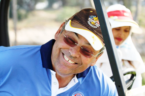 A very happy chappie, England vice-captain Barry Tregurtha.