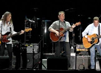 The Eagles perform at the Impact Arena in Bangkok on Sunday, Feb. 20.