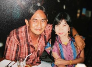 The couple during happier times.