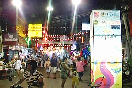 The ‘walking street” Old Town market in Naklua has closed for an indeterminate period.