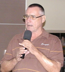 PCEC speaker was Barry Stone of Mermaid Cruises, Hua Hin. Barry and company have developed electric boats for cruising on the rivers and creeks on the west of Bangkok Bay, without disturbing the varied wildlife.