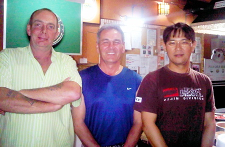 Winners at Treasure Hill: Alan Griffiths (2nd Div), Howard Jeglum (3rd Div) & Masanori Takano (1st Div). 