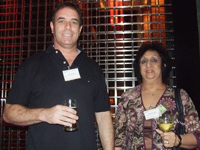 Ken Bright and Maria D. Silva of Bosch Chassis Systems pose for a photograph.